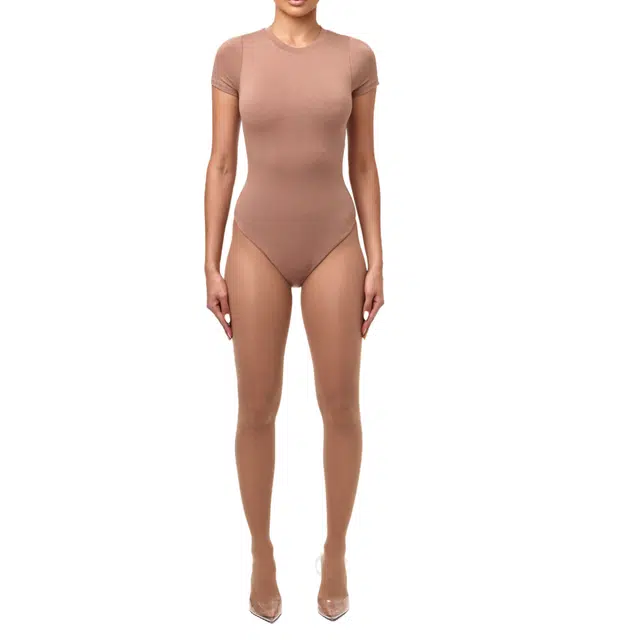 NAKED WARDROBE NW Crewneck Short Sleeve Bodysuit