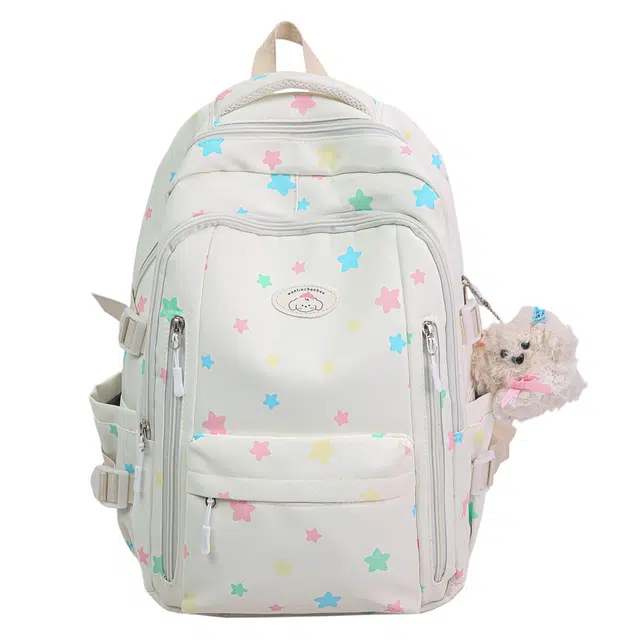 笛贝嘉 高颜值学院风 尼龙 双肩包 常规 女款 多色