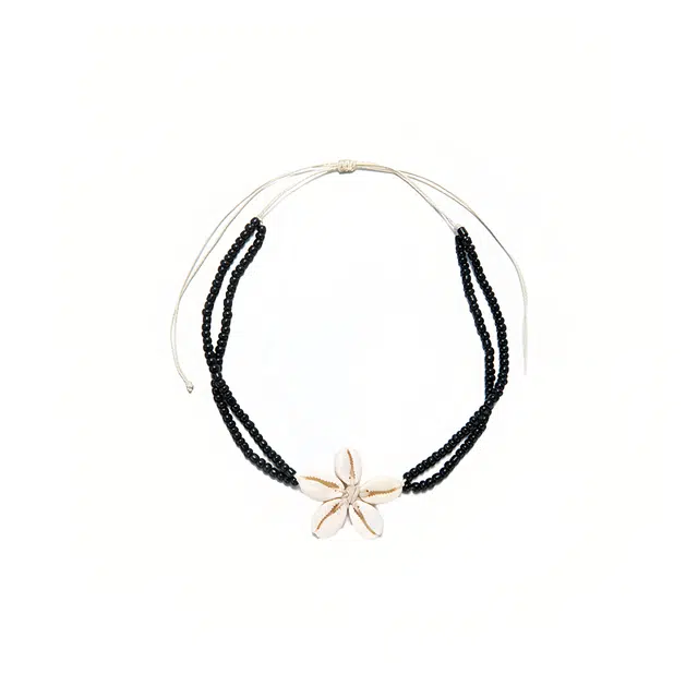 前方大荒野 锁骨链亮黑潮流清凉气息海边氛围感精致优雅浪漫时尚小众设计独特时髦个性#好运 菩提根 项链 女款