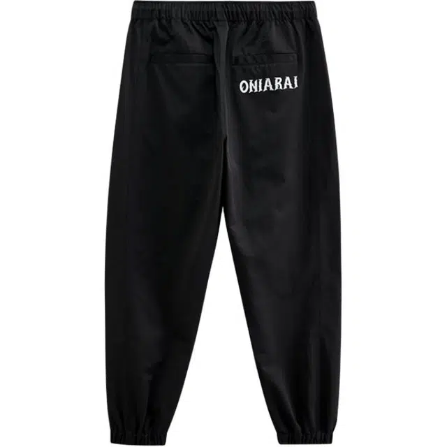 鬼洗 拼接哈伦束脚休闲裤低腰长裤工装裤 男款