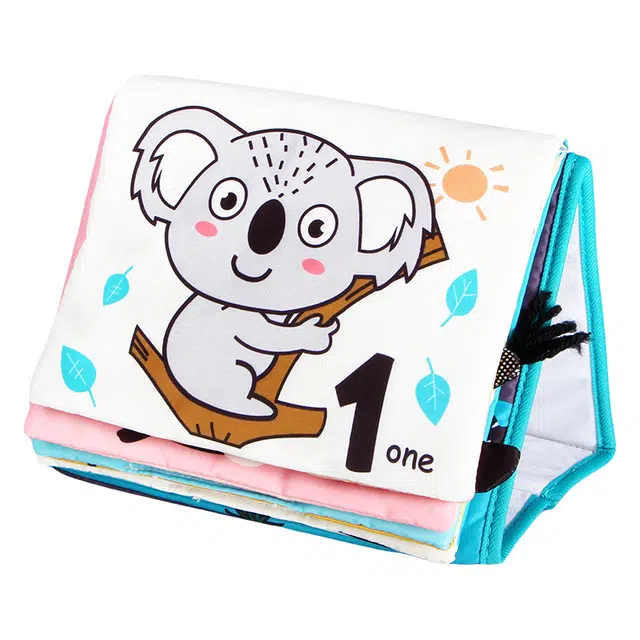 图米鱼 动物台历布书抬头色彩启蒙布书 早教益智玩具