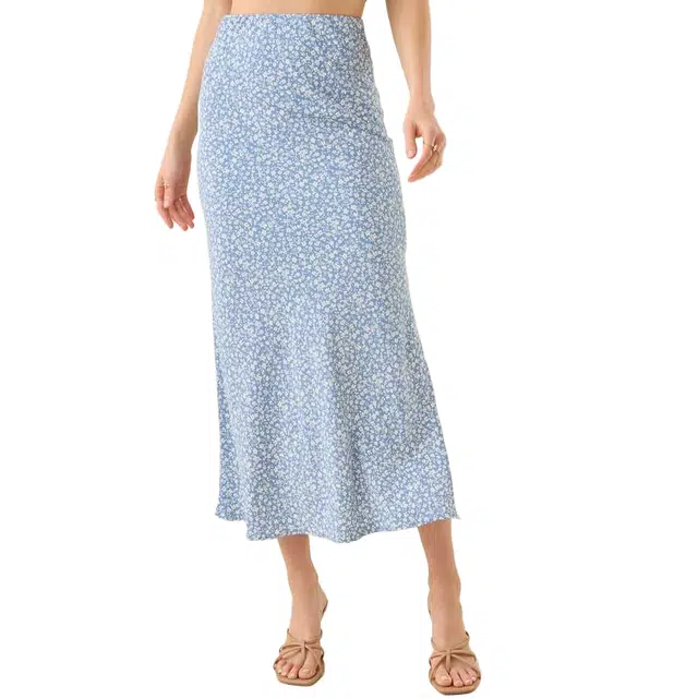 ALTAR'D STATE Floral Midi Skirt Amora