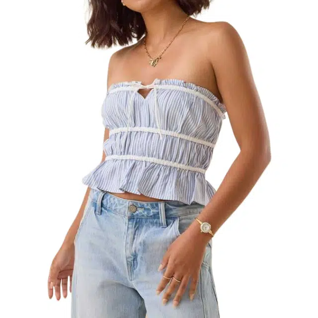 ALTAR'D STATE Pinstripe Tube Top