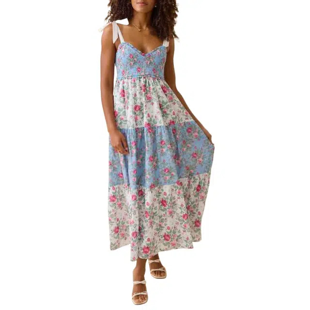 ALTAR'D STATE Floral Maxi Dress Annabella