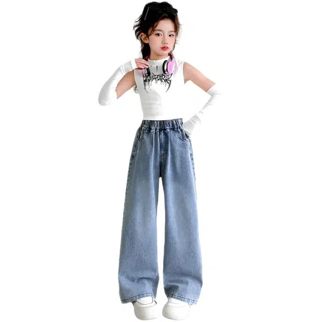 天才小熊牛仔裤 个性时尚柔软休闲 儿童款