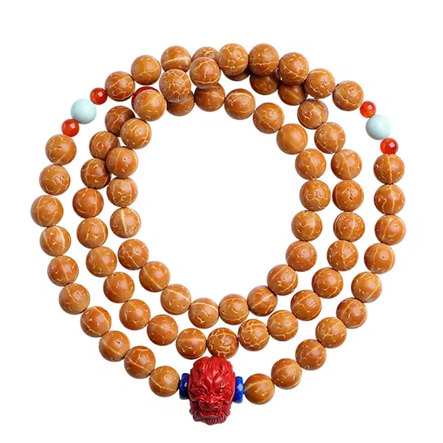 【福运招财】 月印百川 无齿古风转运念珠文玩手把件 诸事顺遂平安喜乐八方来财好事发生水逆退散#好运 金刚菩提 菩提类手串 男女同款情侣款