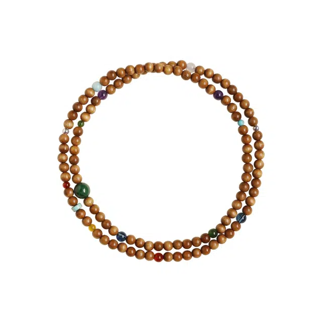 芳缘小傅 简约时尚小众 诸事顺利 时来运转 八方来财 楠木 手串 男女同款情侣款