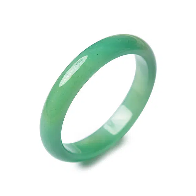 岫烟 眰恦 温柔浅青色 温婉大气 新中式古风清冷感 个性小众好运天然 东陵玉 手镯 女款