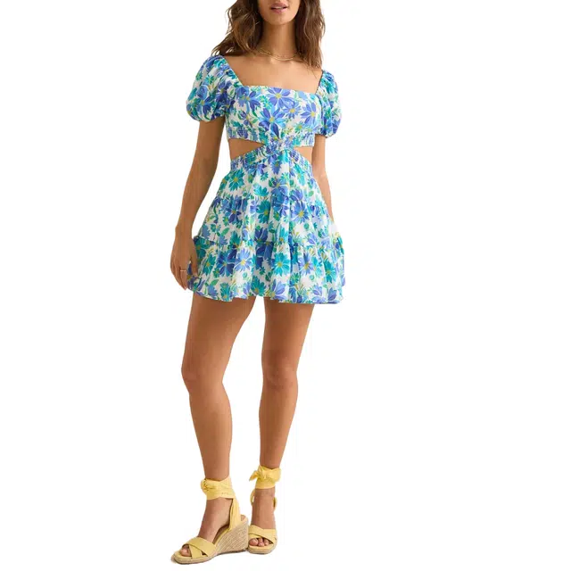 ALTAR'D STATE Savannah Floral Mini Dress