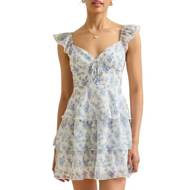 ALTAR'D STATE Fran Floral Mini Dress