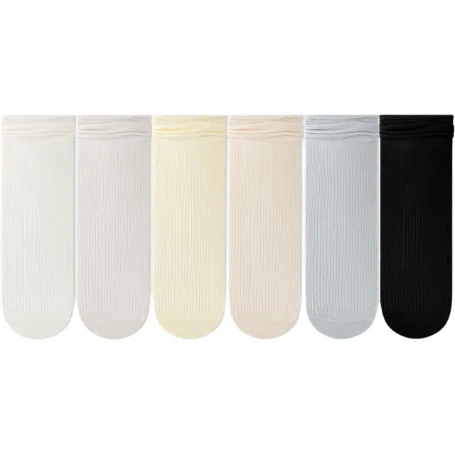 妮轻 抗菌透气防臭中筒袜 女款 组合装