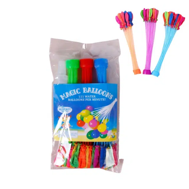 酷毛鸭 夏天户外装打水仗玩具神器 快速灌注充水迷你小号汽球无毒水弹玩具