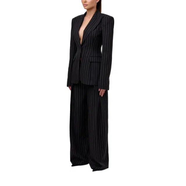 NAKED WARDROBE Pinstripe Suited Blazer Suiting