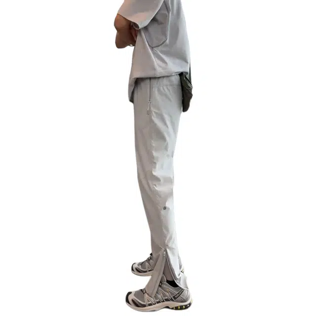 华夏儿女 美式机能速干薄款户外神器凉感侧腿拉链软壳工装爬山运动弹力无束缚感亲肤休闲裤 男女同款