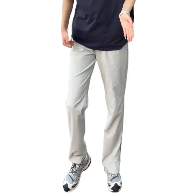 华夏儿女 美式机能速干薄款户外神器凉感侧腿拉链软壳工装爬山运动弹力无束缚感亲肤休闲裤 男女同款