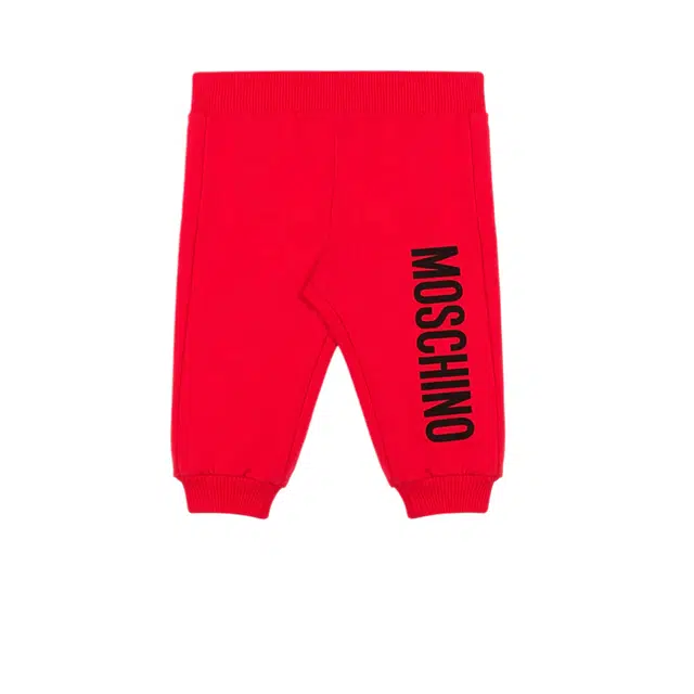 MOSCHINO Print fleece trousers