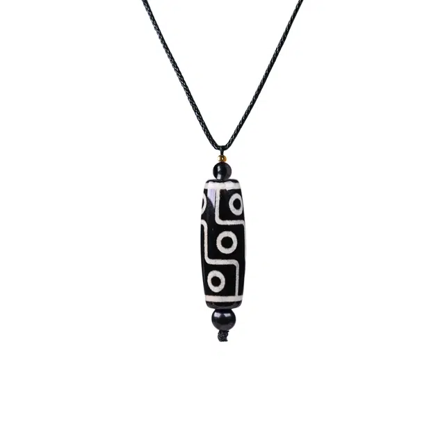 素于 古风新中式小众轻奢高级文玩吊坠出街神器个性百搭简约大气高品质天花板出入平安八方来财#好运 黑檀 项链 男女同款情侣款