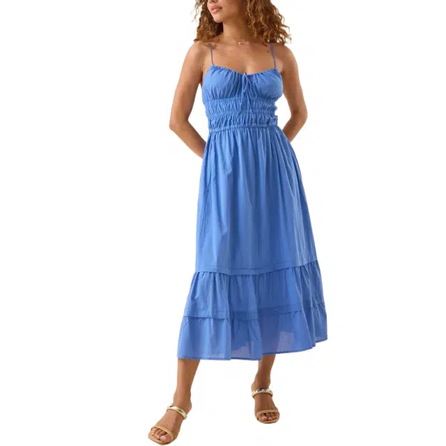 ALTAR'D STATE Brooke Tiered Midi Dress