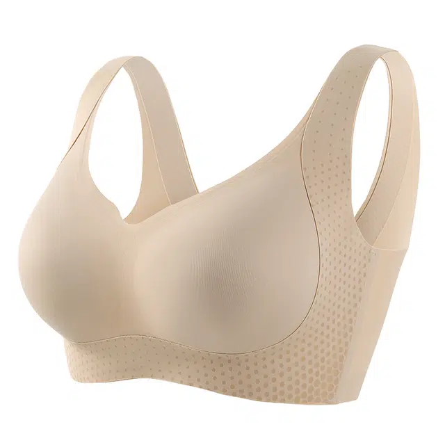 戴维诗 无痕内衣女大胸显小提拉防下垂聚拢收副乳裸感舒适全罩杯文胸 女款