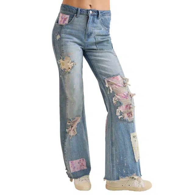 ALTAR'D STATE Eloise Patchwork Jeans