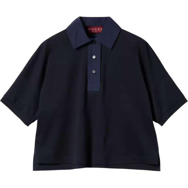 GUCCI FW25 Embroidered Polo Shirt