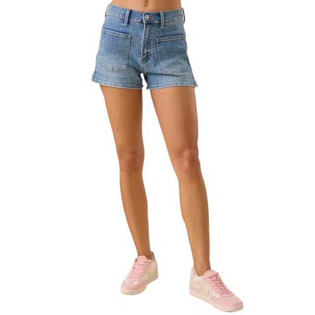 ALTAR'D STATE Lillie Claire Denim Shorts
