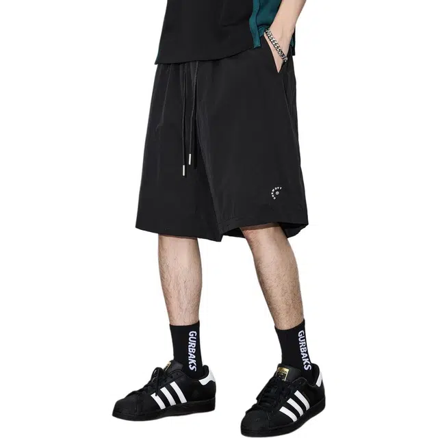 童先森 夏季五分裤潮牌中腰休闲短裤 男款