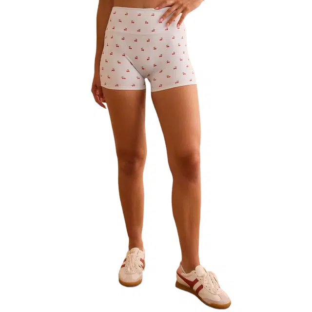 ALTAR'D STATE Move Free Cherry Print Bike Shorts