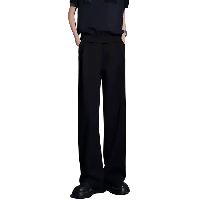 佑麟 直筒西裤垂感薄款微喇舒适百搭休闲裤 男女同款