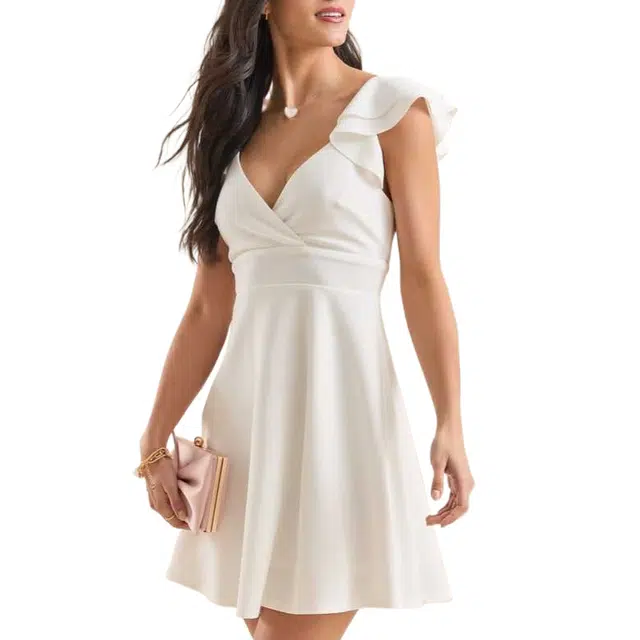 ALTAR'D STATE Veronica Flutter Sleeve Dress