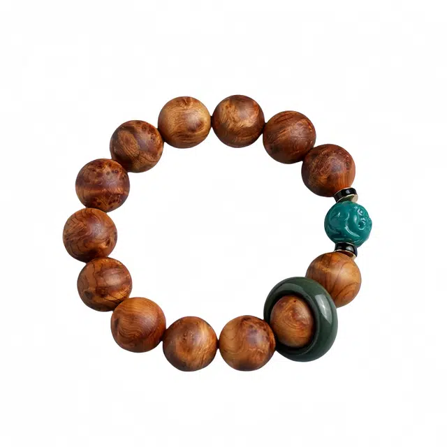 宣华意 收藏级 满瘤疤陈化文玩招财转运貔貅盘玩佛珠#好运 崖柏 手串 男女同款情侣款