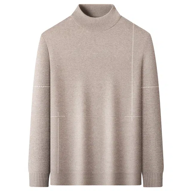 卡丹狄诺 男士半高领套头打底衫针织衫 男款