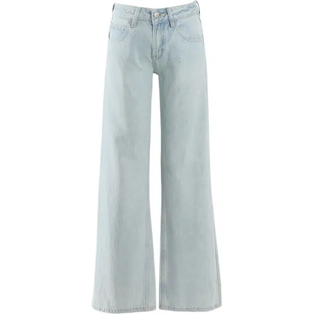 拾籍 低腰直筒美式复古宽松显瘦百搭垂感牛仔裤 女款