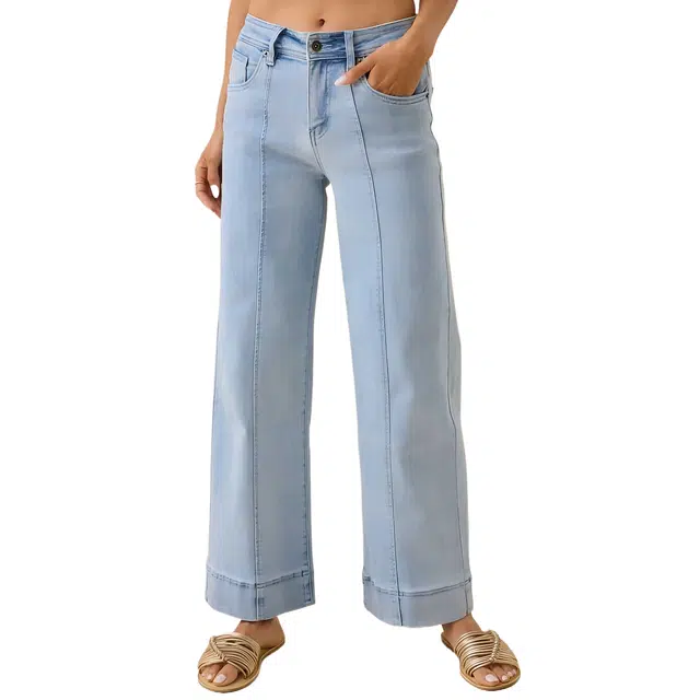 ALTAR'D STATE Cropped Jeans Henley