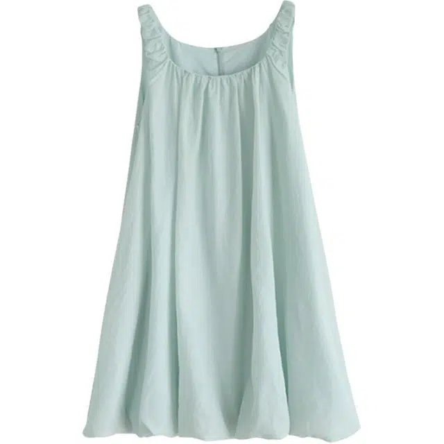 苏九儿 法式温柔夏高级感花苞吊带连衣裙 女款