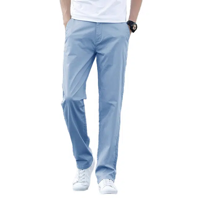 炳盛 夏季薄款休闲裤男士韩版潮流百搭宽松直筒外穿时尚商务长裤子男装 男女同款