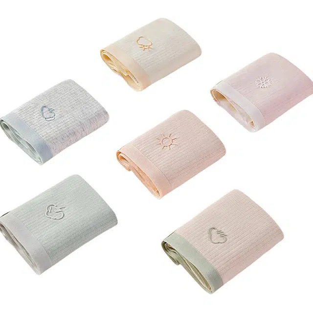 轻迎 纯棉高腰包臀抗菌裆无痕三角短裤夏季薄款舒适亲肤内裤 女款