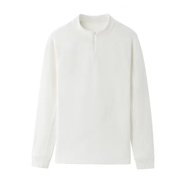 蕉下 户外吸汗半拉链上衣加绒男士排汗功能打底衫立领初暖保暖上装 男款