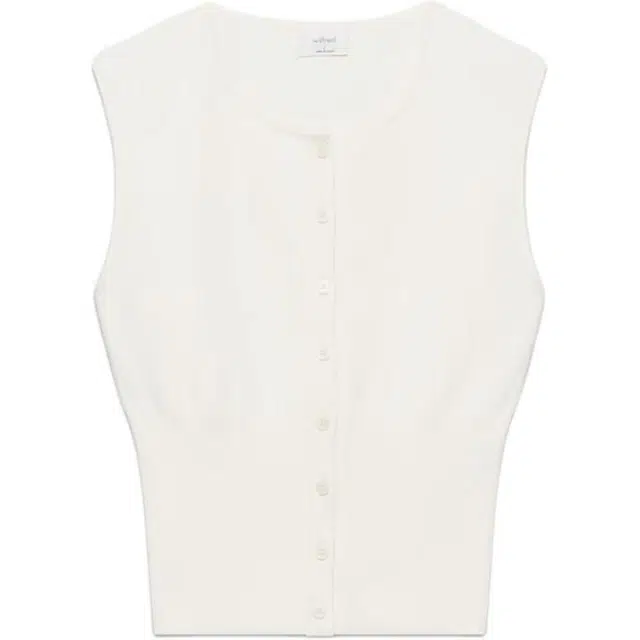 ARITZIA SS25 Wilfred Golightly Sleeveless Cardigan