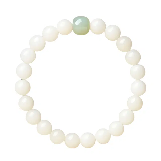 子婳 轻奢小众 独特优雅 百搭显白#好运 白玉菩提 手串 女款