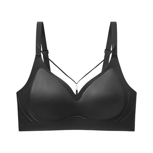 草本初色 光感简约无痕高弹聚拢承托美背内衣收副乳防下垂隐形文胸 女款