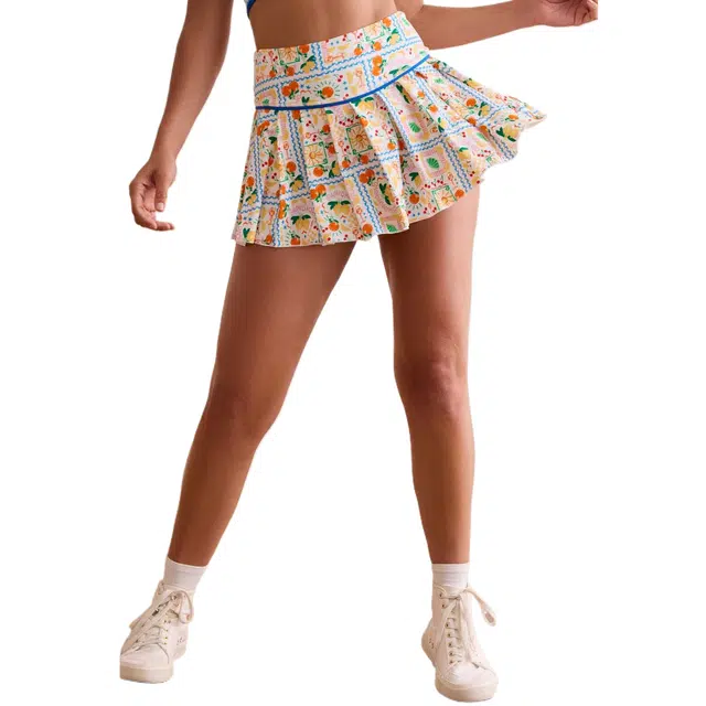 ALTAR'D STATE Getaway Postcard Patterned Skort
