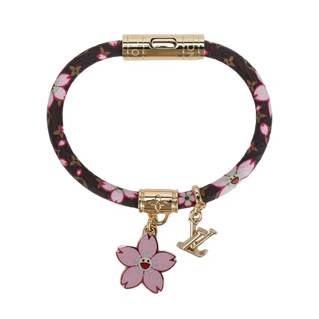 Louis Vuitton x Takashi Murakami Floral Bracelet Pink