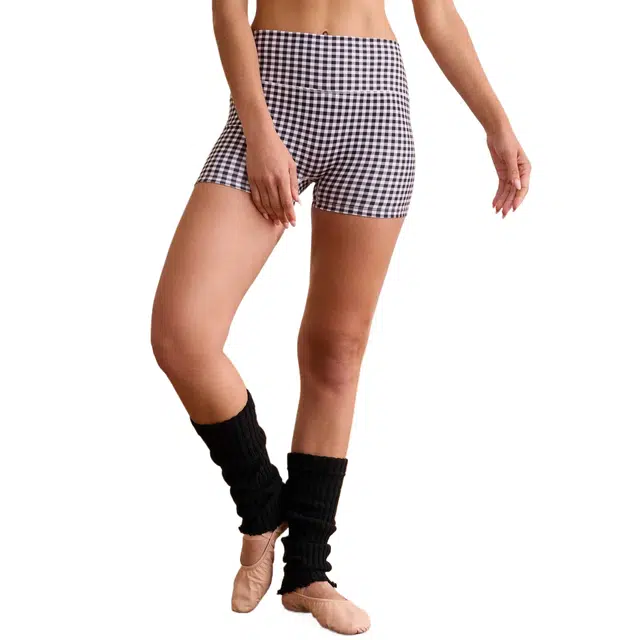 ALTAR'D STATE Step Up Gingham Bike Shorts