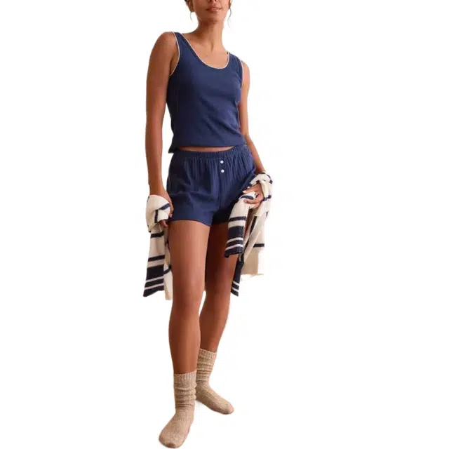 ALTAR'D STATE Lace Breeze Rib Shorts