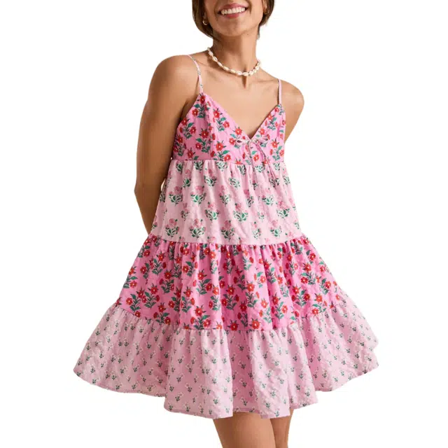 ALTAR'D STATE Nevaeh Floral Mini Dress