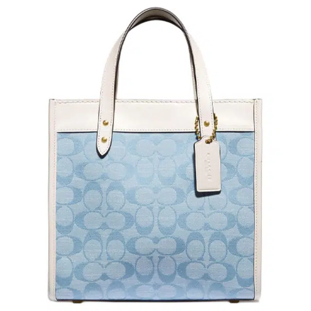 COACH Field 22 Chambray Tote