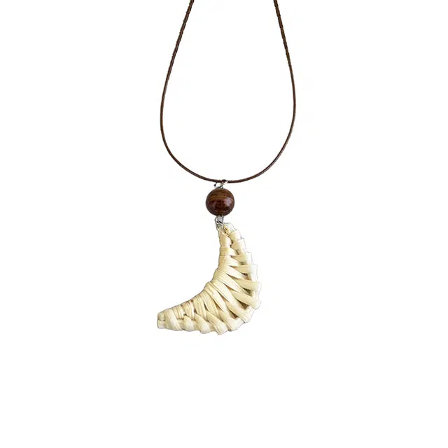 前方大荒野 白月牙毛衣链星月同行清新典雅温柔迷人精致时髦时尚小众设计轻奢高级感日常通勤百搭#好运 菩提根 项链 女款