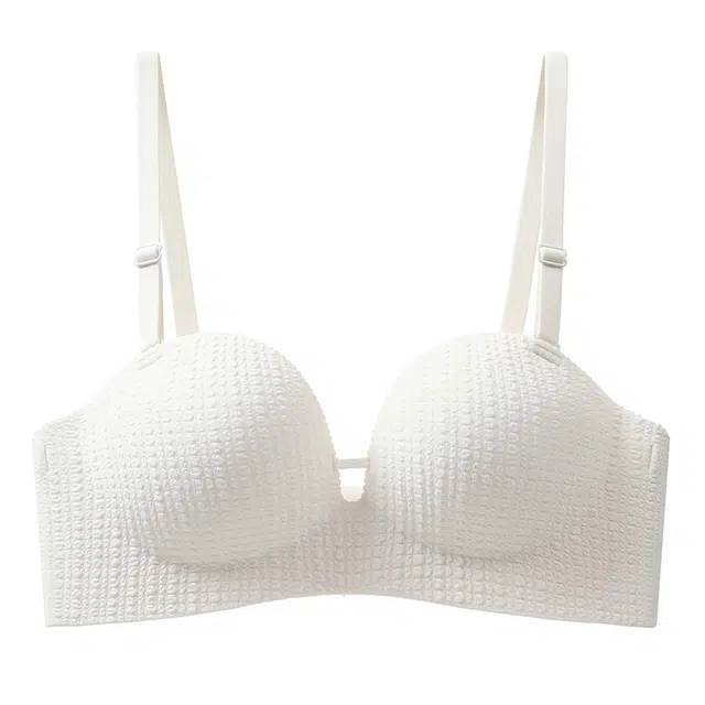 戴维诗 可拆卸肩带抹胸内衣女小胸聚拢显大收副乳防下垂防滑款隐形文胸 女款