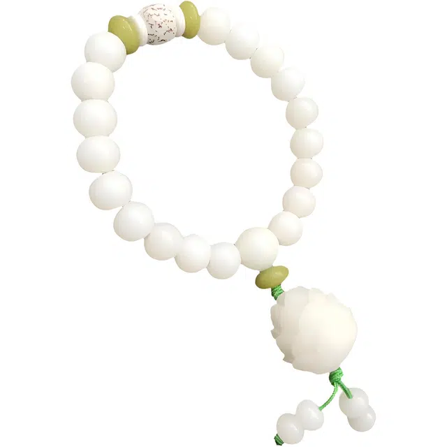 【叶痕载福】 缇克玺 新中式国风,文玩佛珠 旅游百搭 盘玩转运珠#好运 菩提根 手串 男女同款情侣款